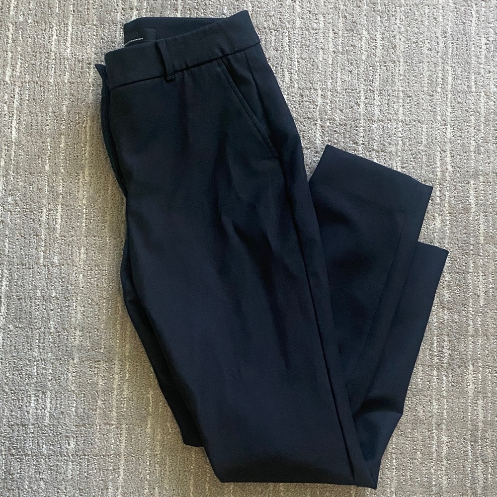 White House Black Market Women's Black Ankle Pants